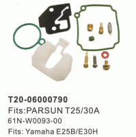 Outboard Marine Carburetor Tune-Up Kits for Parsun T25/30A  61N-W0093-00 - YAMHA  E25B/E30H - 2 Stroke - T20-06000790 - Parsun